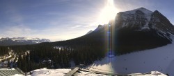 Archiv Foto Webcam Lake Louise: The Fairmont Chateau 11:00