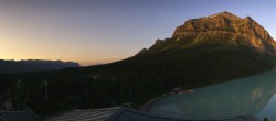 Archiv Foto Webcam Lake Louise: The Fairmont Chateau 04:00
