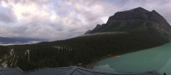 Archiv Foto Webcam Lake Louise: The Fairmont Chateau 04:00