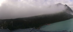 Archiv Foto Webcam Lake Louise: The Fairmont Chateau 06:00