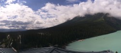 Archiv Foto Webcam Lake Louise: The Fairmont Chateau 08:00