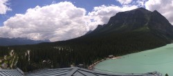 Archiv Foto Webcam Lake Louise: The Fairmont Chateau 10:00