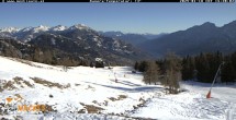 Archiv Foto Webcam Lienz: Blick auf die Meckisalm bei Zettersfeld 13:00