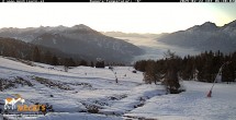 Archiv Foto Webcam Lienz: Blick auf die Meckisalm bei Zettersfeld 05:00