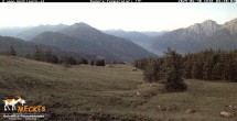 Archiv Foto Webcam Lienz: Blick auf die Meckisalm bei Zettersfeld 03:00
