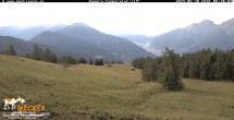 Archiv Foto Webcam Lienz: Blick auf die Meckisalm bei Zettersfeld 07:00