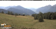 Archiv Foto Webcam Lienz: Blick auf die Meckisalm bei Zettersfeld 09:00