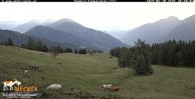 Archiv Foto Webcam Lienz: Blick auf die Meckisalm bei Zettersfeld 19:00