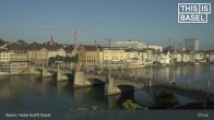 Archiv Foto Webcam Basel: Hotel Krafft 07:00