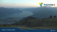 Archiv Foto Webcam Minusio - Cimetta Bergstation 02:00