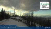 Archiv Foto Webcam Gmunden - Bergstation Grünberg 14:00