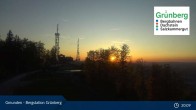 Archiv Foto Webcam Gmunden - Bergstation Grünberg 02:00