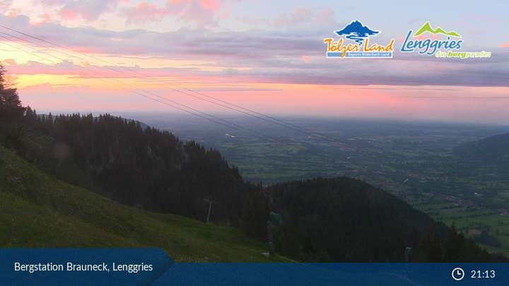 Webcam Bergstation Brauneck 1470 M... • Oberbayern - Bayerische Alpen ...