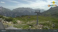 Archiv Foto Webcam Bergstation Sessellift Riedkopf (Klösterle) 10:00