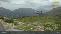 Archiv Foto Webcam Bergstation Sessellift Riedkopf (Klösterle) 12:00