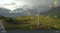 Archiv Foto Webcam Bergstation Sessellift Riedkopf (Klösterle) 18:00