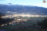 Archiv Foto Webcam Blick über Amlach und Lienz 05:00