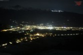 Archiv Foto Webcam Blick über Amlach und Lienz 01:00