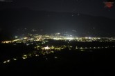 Archiv Foto Webcam Blick über Amlach und Lienz 03:00