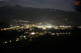 Archiv Foto Webcam Blick über Amlach und Lienz 01:00