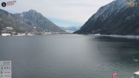 Archiv Foto Webcam Pertisau: Blick vom Hotel Post auf den Achensee 11:00