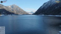 Archiv Foto Webcam Pertisau: Blick vom Hotel Post auf den Achensee 13:00