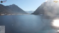 Archiv Foto Webcam Pertisau: Blick vom Hotel Post auf den Achensee 09:00