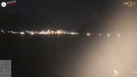 Archiv Foto Webcam Pertisau: Blick vom Hotel Post auf den Achensee 23:00