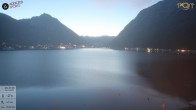 Archiv Foto Webcam Pertisau: Blick vom Hotel Post auf den Achensee 06:00