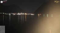 Archiv Foto Webcam Pertisau: Blick vom Hotel Post auf den Achensee 23:00