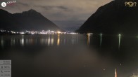 Archiv Foto Webcam Pertisau: Blick vom Hotel Post auf den Achensee 23:00