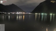 Archiv Foto Webcam Pertisau: Blick vom Hotel Post auf den Achensee 23:00