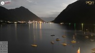 Archiv Foto Webcam Pertisau: Blick vom Hotel Post auf den Achensee 01:00