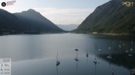 Archiv Foto Webcam Pertisau: Blick vom Hotel Post auf den Achensee 06:00