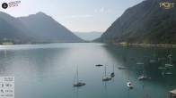 Archiv Foto Webcam Pertisau: Blick vom Hotel Post auf den Achensee 07:00