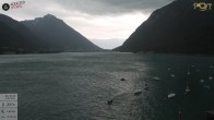 Archiv Foto Webcam Pertisau: Blick vom Hotel Post auf den Achensee 15:00