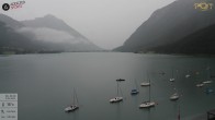 Archiv Foto Webcam Pertisau: Blick vom Hotel Post auf den Achensee 20:00