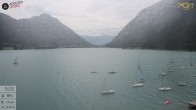 Archiv Foto Webcam Pertisau: Blick vom Hotel Post auf den Achensee 11:00