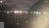 Archiv Foto Webcam Pertisau: Blick vom Hotel Post auf den Achensee 23:00