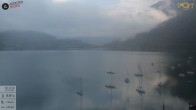 Archiv Foto Webcam Pertisau: Blick vom Hotel Post auf den Achensee 06:00