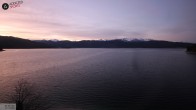 Archived image Webcam Walchensee: View Hotel Karwendelblick 05:00