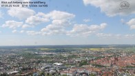 Archiv Foto Webcam Amberg vom Mariahilfberg 09:00
