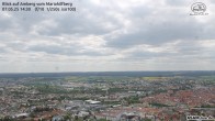 Archiv Foto Webcam Amberg vom Mariahilfberg 13:00