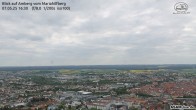 Archiv Foto Webcam Amberg vom Mariahilfberg 15:00