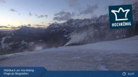 Archiv Foto Webcam Hochkönig Mühlbach: Kingscab Bergstation 02:00