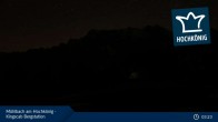 Archiv Foto Webcam Hochkönig Mühlbach: Kingscab Bergstation 02:00