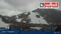 Archiv Foto Webcam Hinterglemm: Ort und Talstation Seilbahn 10:00