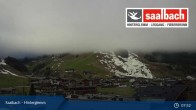 Archiv Foto Webcam Hinterglemm: Ort und Talstation Seilbahn 07:00