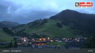 Archiv Foto Webcam Hinterglemm: Ort und Talstation Seilbahn 02:00