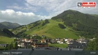 Archiv Foto Webcam Hinterglemm: Ort und Talstation Seilbahn 07:00